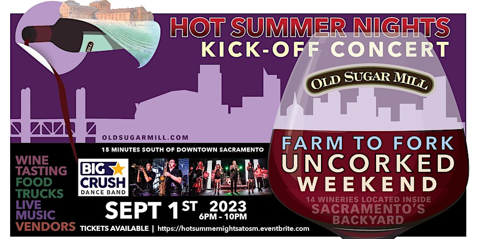 Hot Summer Night Concert at the Old Sugar Mill Poster