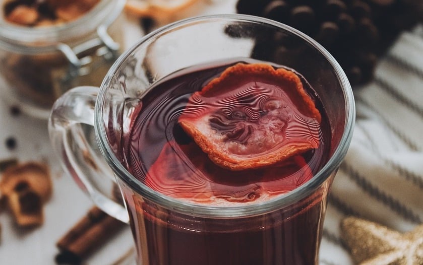 mulled wine glass