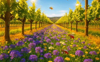 The Buzz About Bees in the Vineyard 🐝