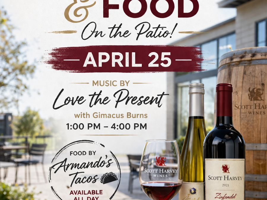Live Music & Food on the Patio – April 25